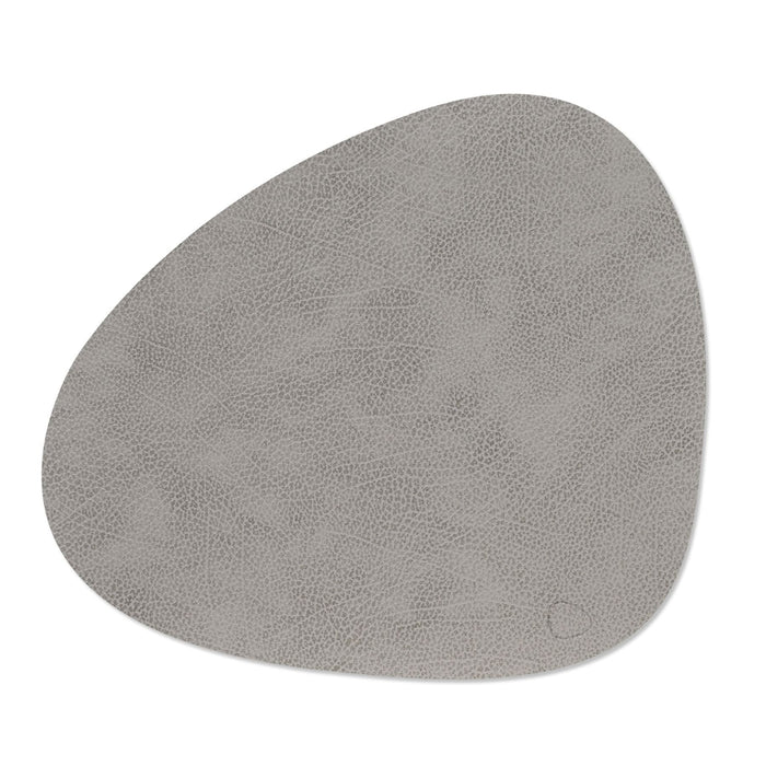 LIND DNA Hippo Leather Table Mat Curved Large - 3 Colours