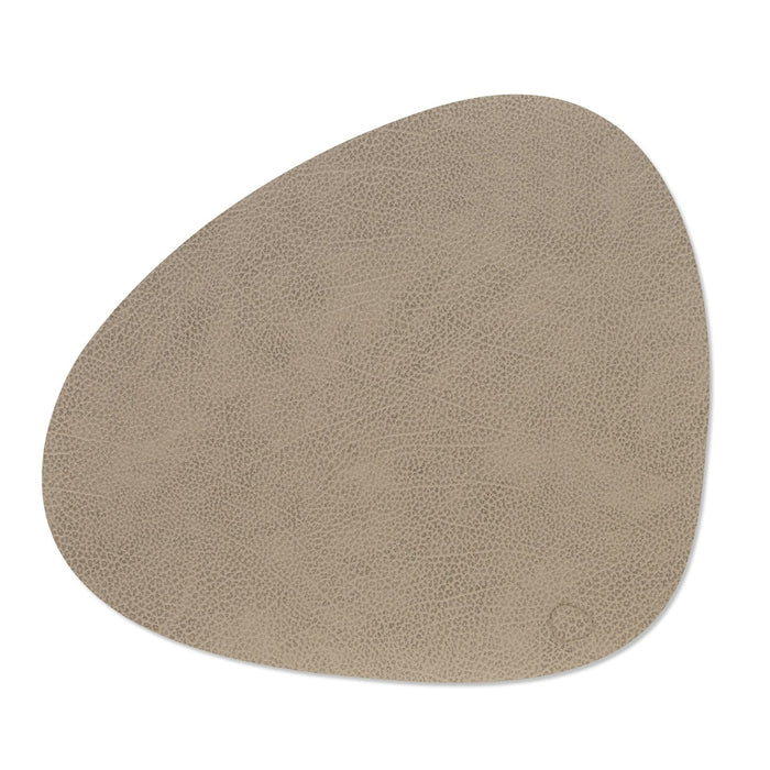 LIND DNA Hippo Leather Table Mat Curved Large - 3 Colours