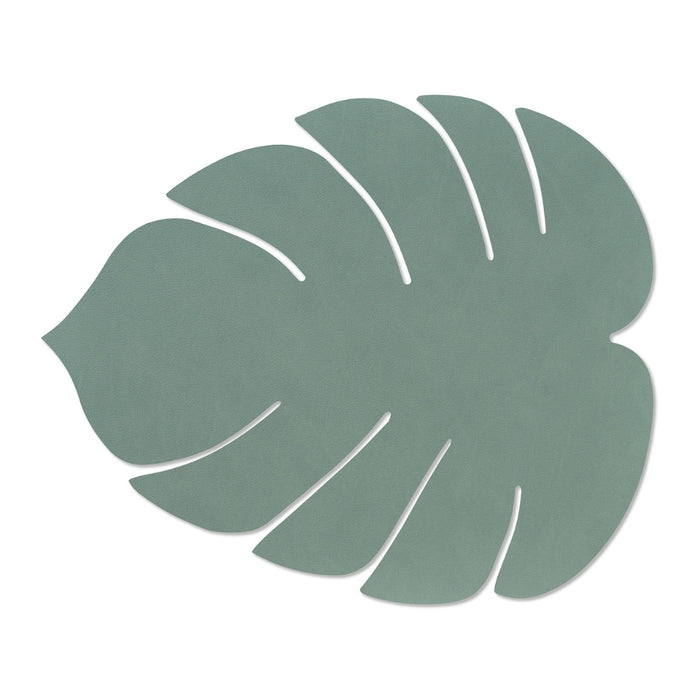 LIND DNA Monstera Leaf Nupo Leather Table Mat Large - 3 Colours