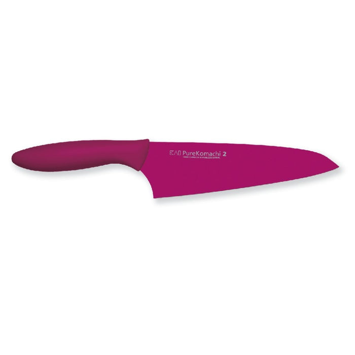 Kai Shun Pure Komachi 2 Vegetable Knife 15cm - Dark Pink