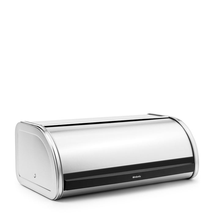 Brabantia Bread Bin Roll Top - Matt Steel