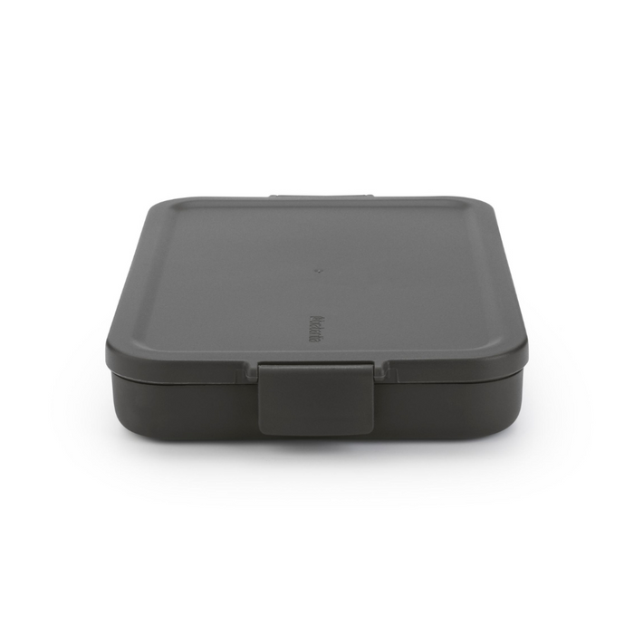 Brabantia Make & Take Lunch Box - Flat, Dark Grey