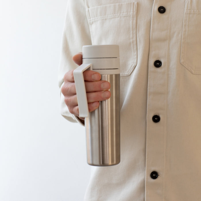 Brabantia Make & Take Insulated Flask, 500ml - Light Grey