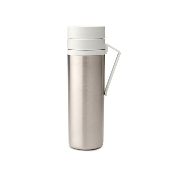 Brabantia Make & Take Insulated Flask, 500ml - Light Grey