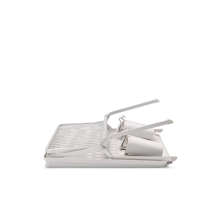 Brabantia SinkSide Foldable Dish Drying Rack with Drip-Tray