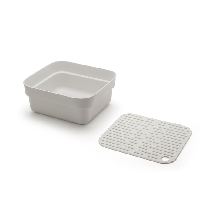 Brabantia  Washing Up Bowl with Drying Tray - Dark Grey & Light Grey