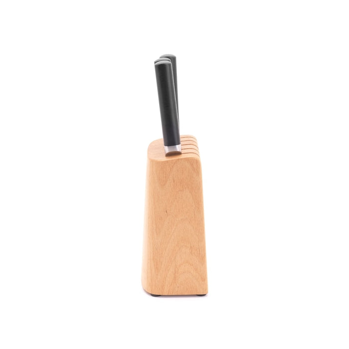 Brabantia Profile Knife Block plus 5 Knives - Wood