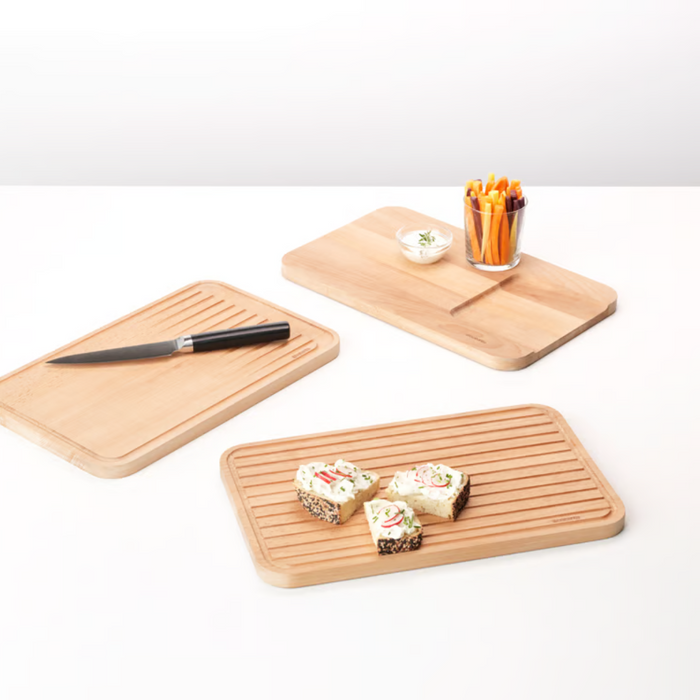 Brabantia Profile Wooden Chopping Board Set of 3