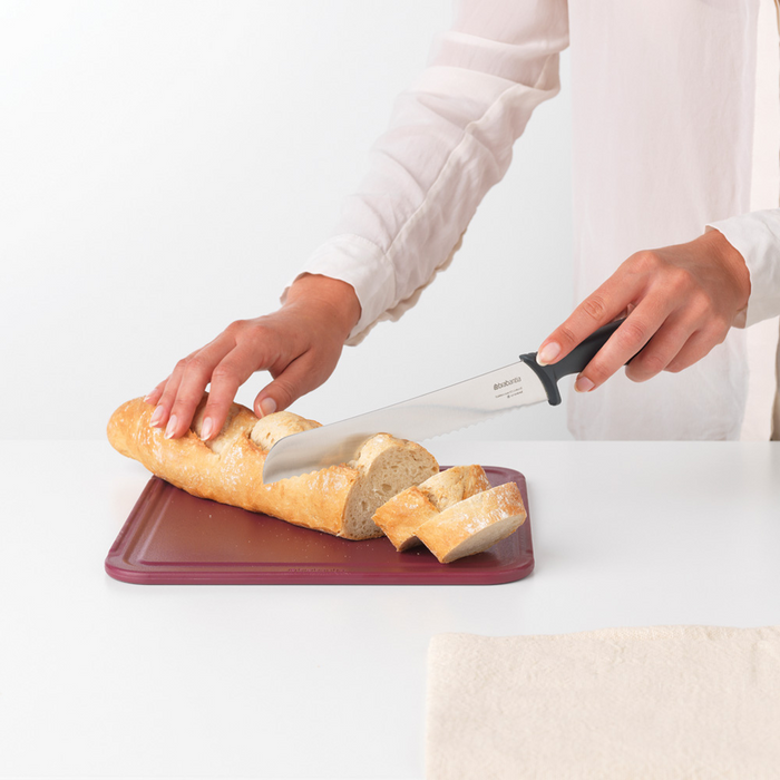 Brabantia Tasty+ Bread Knife - Dark Grey