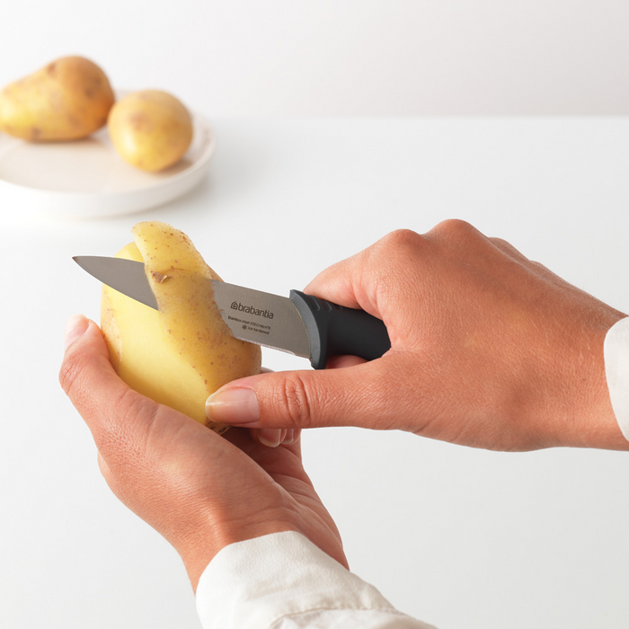 Brabantia Tasty+ Paring Knife - Dark Grey