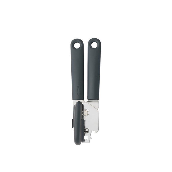 Brabantia Tasty+ Can Opener plus Bottle Opener - Dark Grey