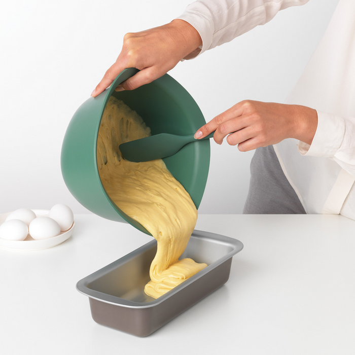 Brabantia Tasty+ Baking Spatula plus Scraper - Fir Green