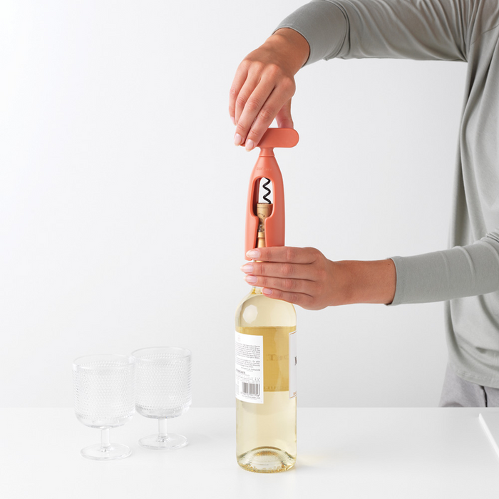 Brabantia Tasty+ Corkscrew - Terracotta Pink