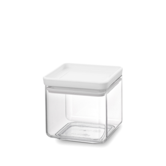 Brabantia Tasty+ Square Canister 0.7 litre - Light Grey Lid