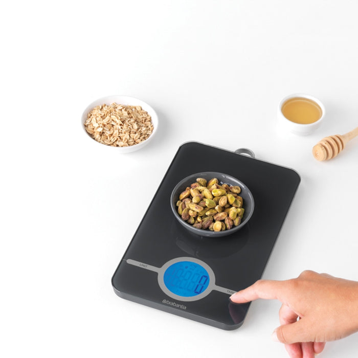 Brabantia Tasty+ Digital Kitchen Scale - Dark Grey