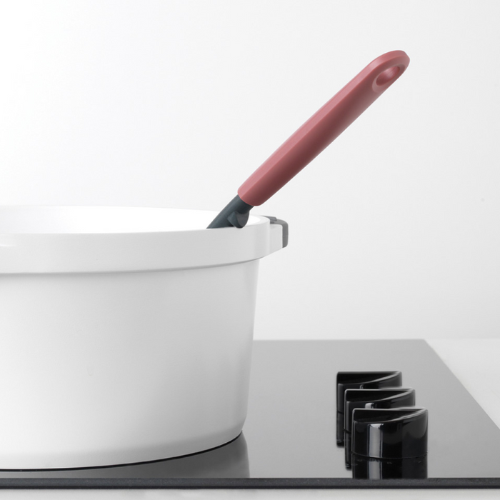 Brabantia Tasty+ Serving Spoon plus Scraper - Grape Red