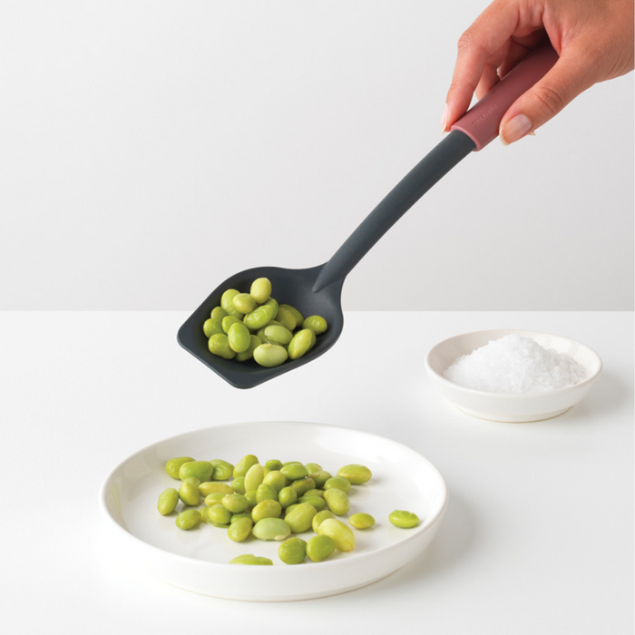 Brabantia Tasty+ Serving Spoon plus Scraper - Grape Red