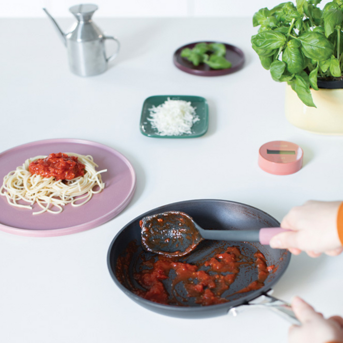 Brabantia Tasty+ Serving Spoon plus Scraper - Grape Red