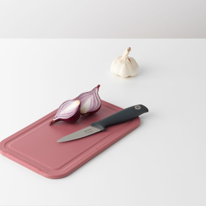 Brabantia Tasty+ Chopping Board, Medium - Aubergine Red