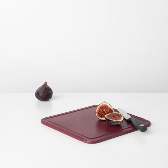 Brabantia Tasty+ Chopping Board, Medium - Aubergine Red