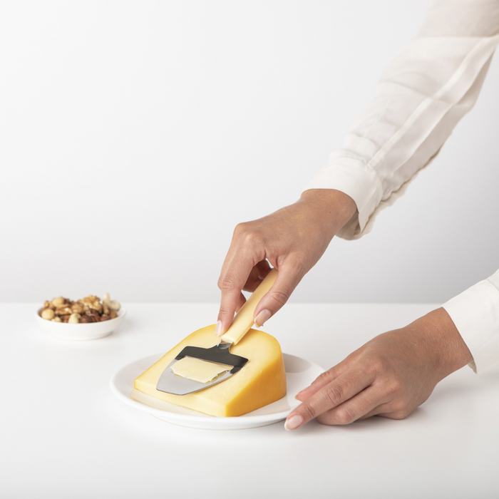 Brabantia Tasty+ Cheese Slicer - Vanilla Yellow