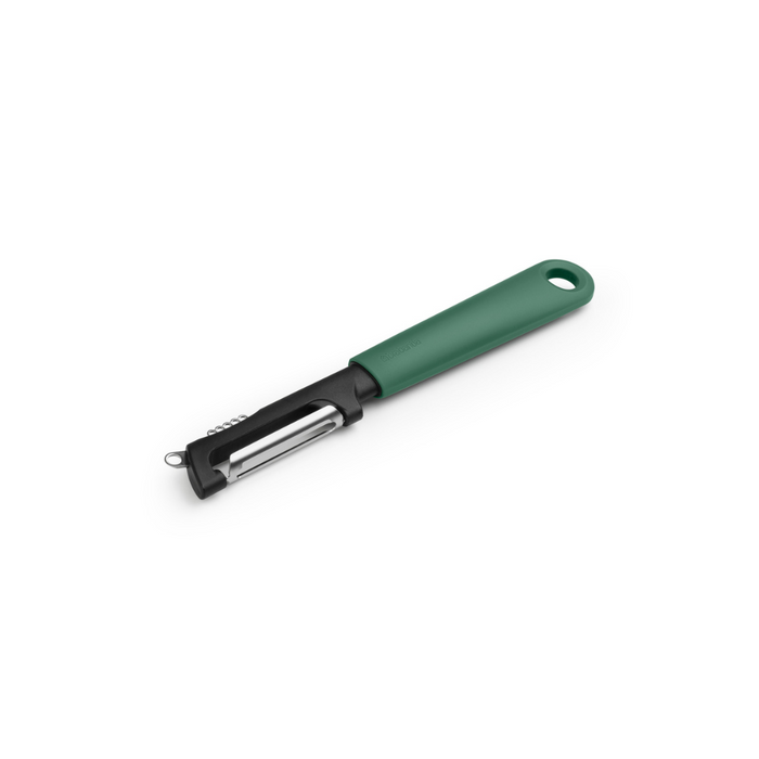 Brabantia Tasty+ Swivel Food Peeler plus Zester - Fir Green