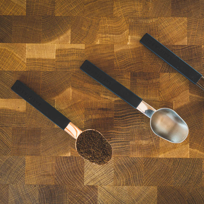 Barista & Co Stainless Steel Coffee Scoop Measure Spoon - Black & Copper