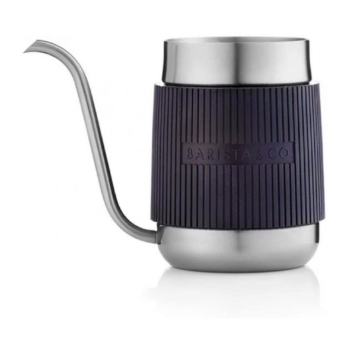 Barista & Co 600ml Shorty Pour Over Milk Jug - Steel