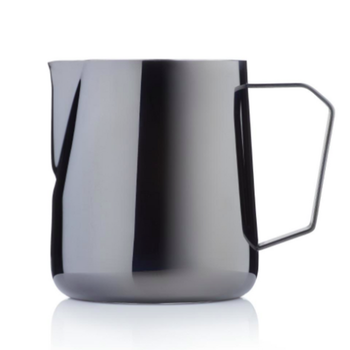 Barista & Co 400ml Pro Pitcher - Rose Brass & Pearl Black