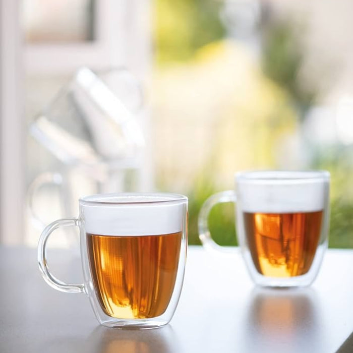 Bodum Bistro Double Wall Jumbo Mug 0.45L - 2pc Set