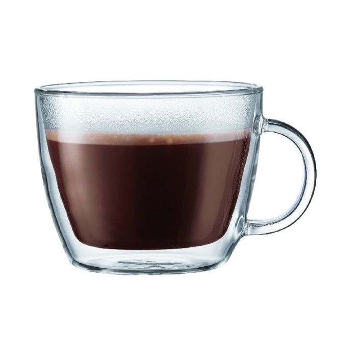 Bodum Bistro Double Wall Cafe Latte Mug 0.45L - 2pc Set