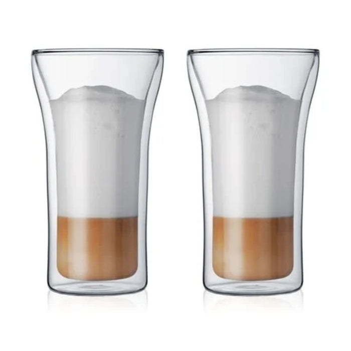 Bodum Assam Double Wall Glass Large 0.4L (2pc Set)