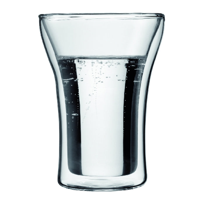 Bodum Assam Double Wall Glass Medium 0.25L (2pc Set)