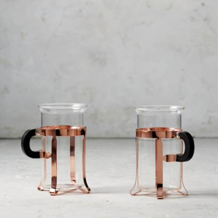 Bodum Chambord 2pc Glass Set 300ml - Copper