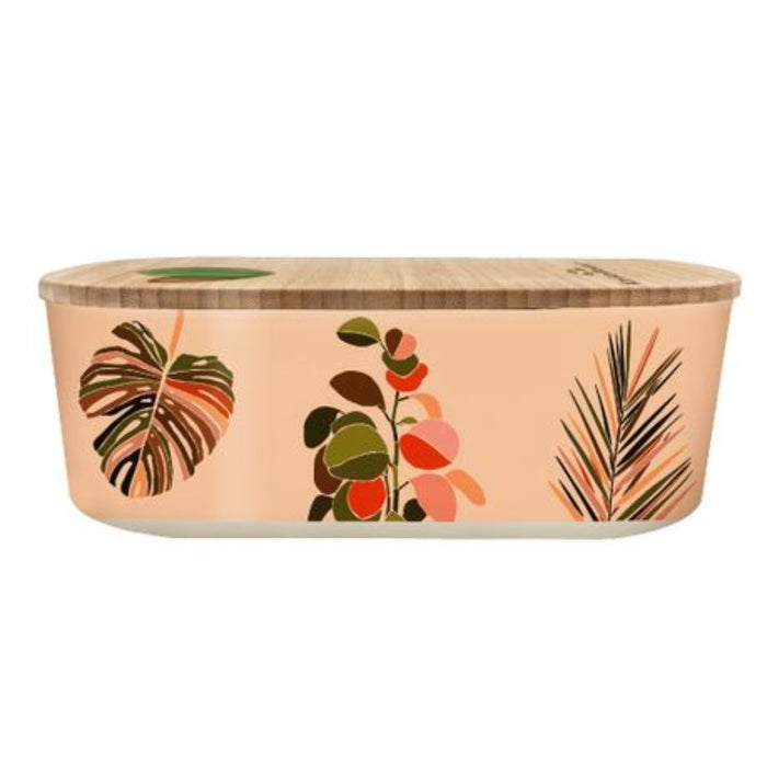 ChicMic Bioloco Plant Lunchbox Oval - Colourful Leaves