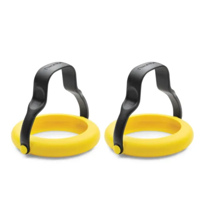 Dreamfarm Set of 2 Flegg Egg Rings - Yellow & Black