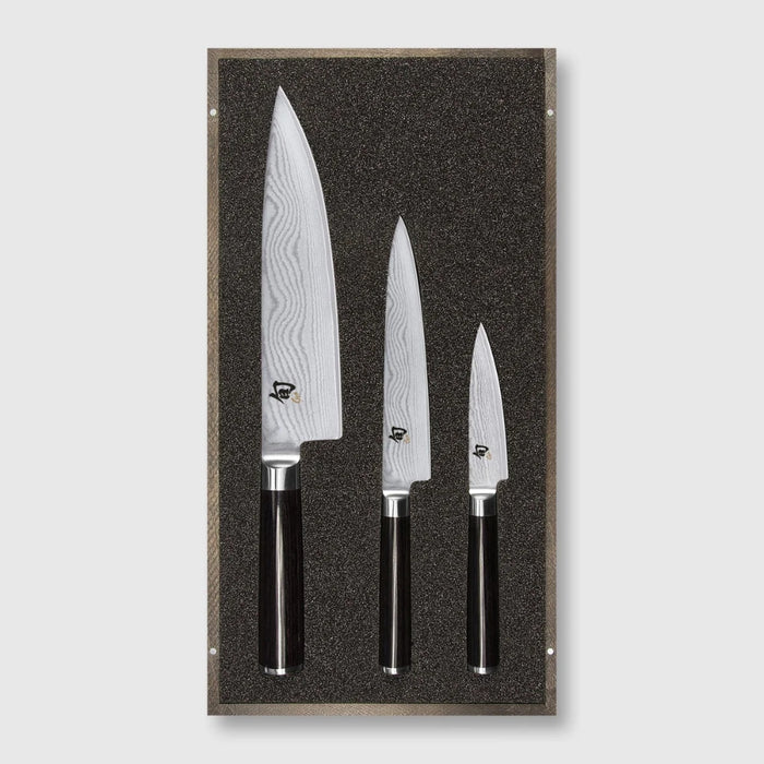 Kai Shun Classic 3-piece Knife Set - in Wooden Box