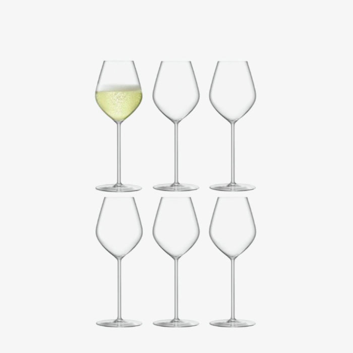 LSA International Borough Champagne Tulip Glasses, Set of 6