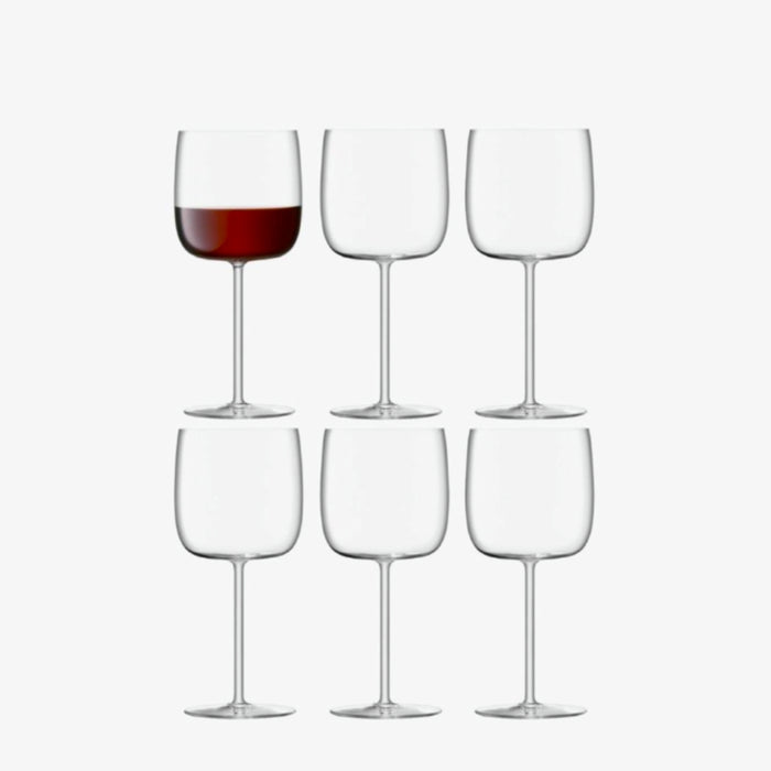 LSA International Borough Red Wine Glasses, Set of 6