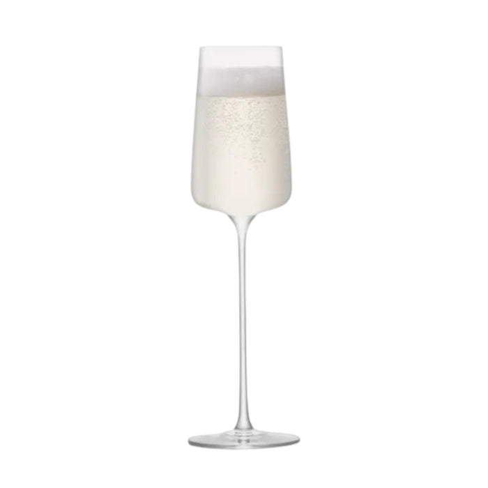 LSA International Metropolitan Champagne Flutes, Set of 4