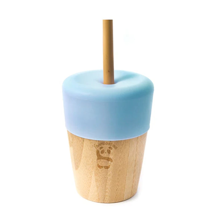 Bamboo Toddlers Cup with Lid and Straw - Gourmet Gear