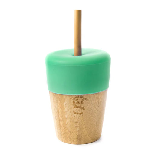 Bamboo Toddlers Cup with Lid and Straw - Gourmet Gear