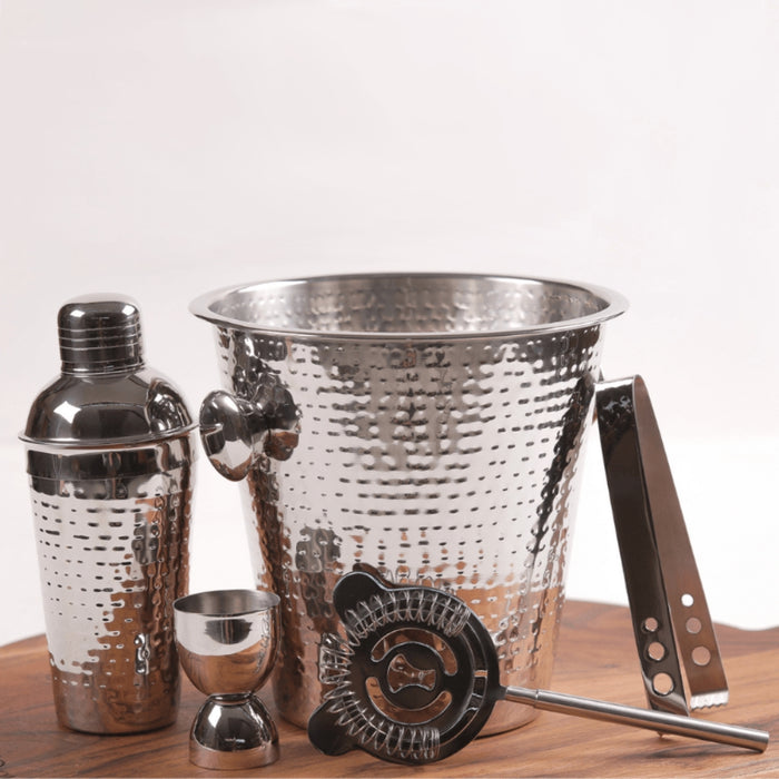 Chrome 5 Piece Bar Set - Gourmet Gear