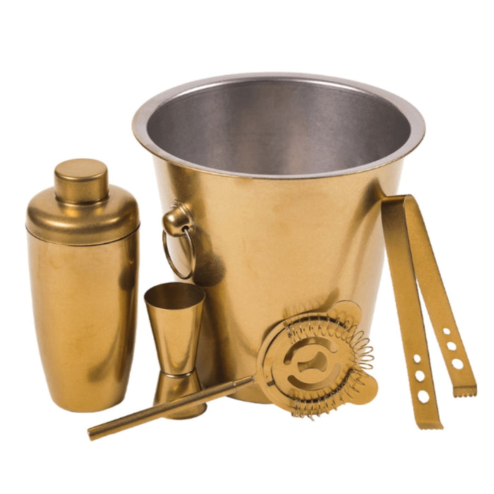 Gold 5 Piece Bar Set - Gourmet Gear