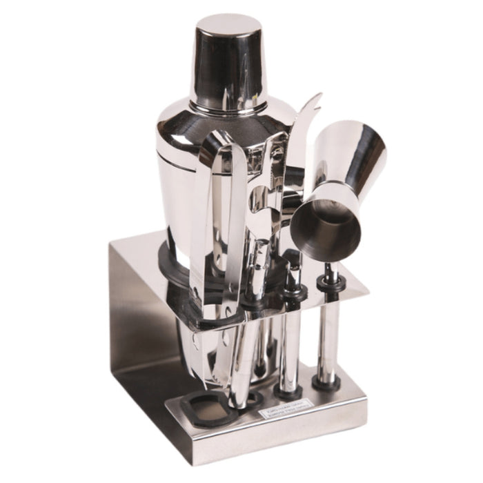 Silver Fusion Mixology Cocktail Set - Gourmet Gear