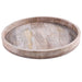 Sunset Glow Mango Wood Round Tray - Gourmet Gear