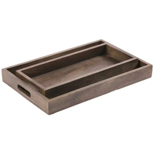 Dover Mango Wood Tray Set of 2 - Gourmet Gear