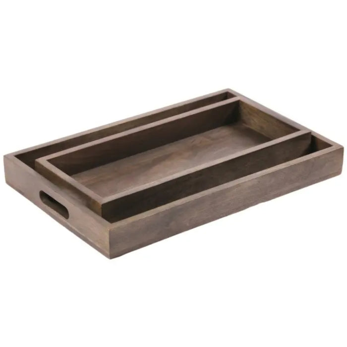 Dover Mango Wood Tray Set of 2 - Gourmet Gear