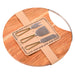 Chic Round Cheese Board with 3 Set Cheese Piece Set - Gourmet Gear