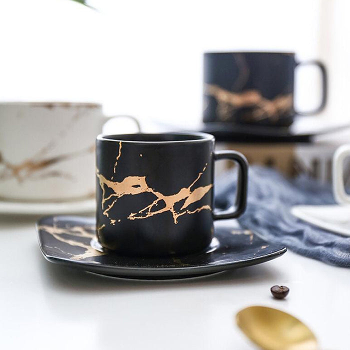 Kintsugi Black or White Espresso Cup - Gourmet Gear